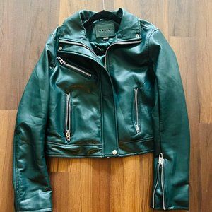 Blank NYC Faux Leather Bomber/Biker Jacket